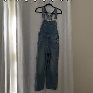 Abercrombie wide legged overalls